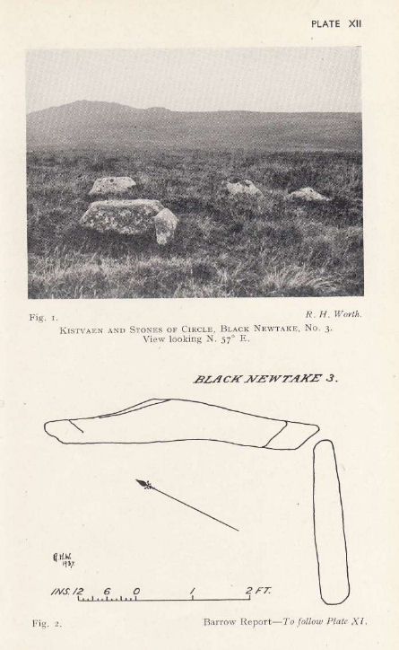 Black Newtake (C) No. 3 Ring Setting Cairn and Cist